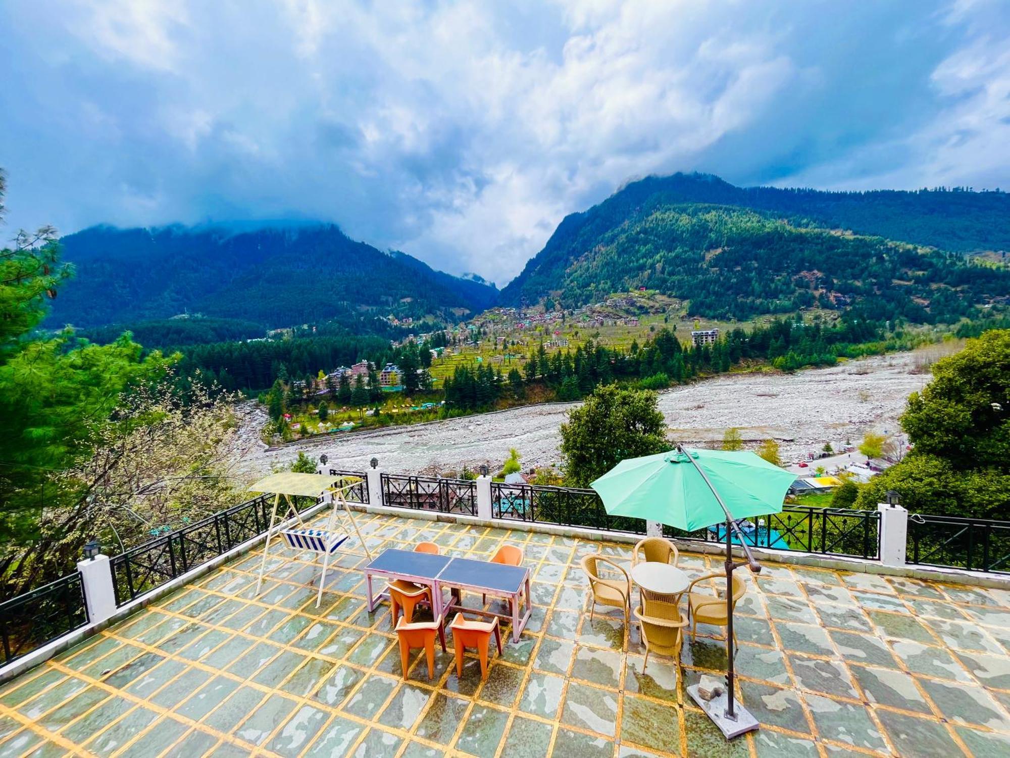 Hotel Hollywood Vibes #Riverview #Premium Rooms #Prime Location #Most Awarded #Parking #Top Rated #Open Terrace #Lawn #Best Selling Hotel In Manali 외부 사진