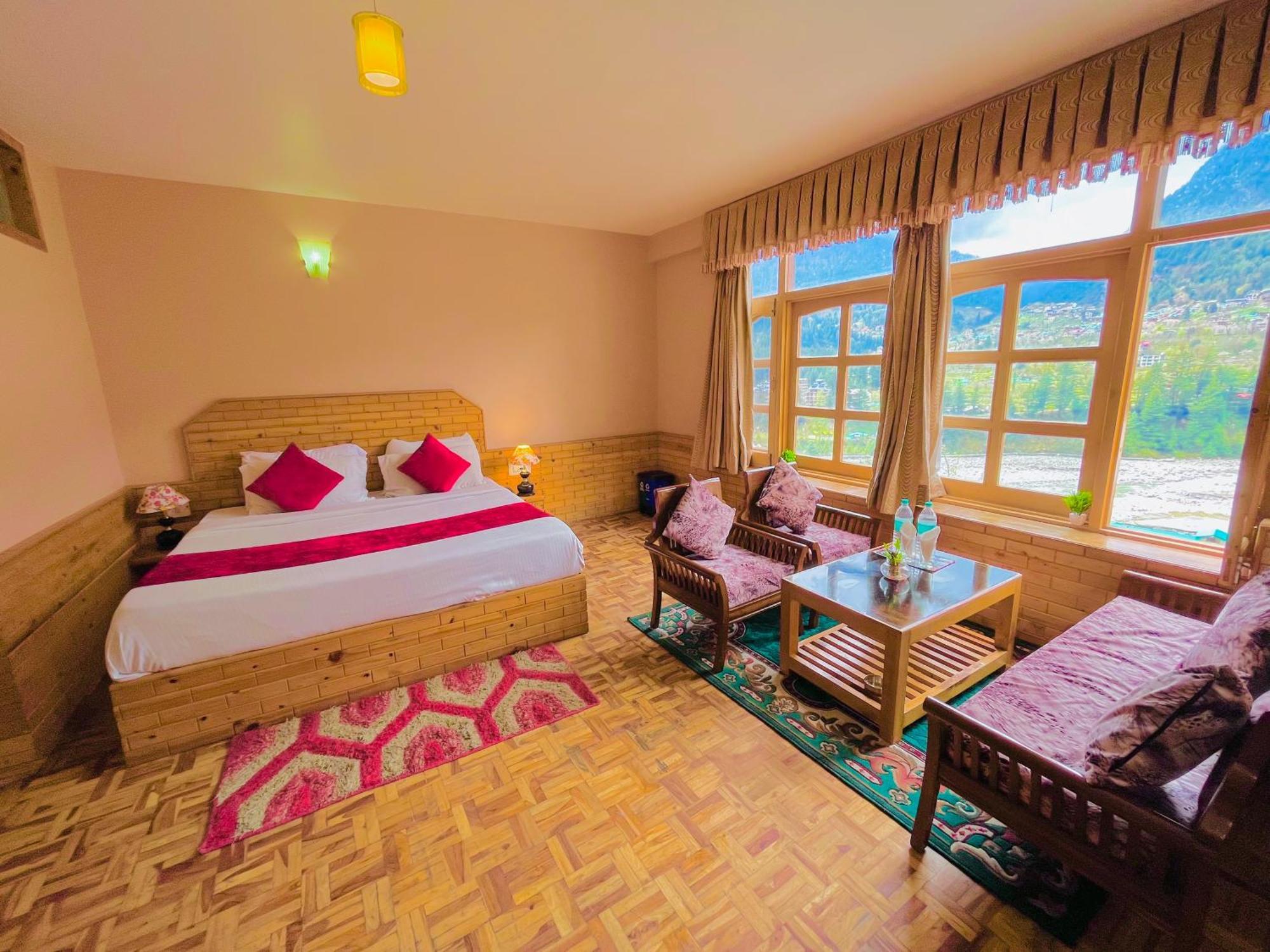 Hotel Hollywood Vibes #Riverview #Premium Rooms #Prime Location #Most Awarded #Parking #Top Rated #Open Terrace #Lawn #Best Selling Hotel In Manali 외부 사진